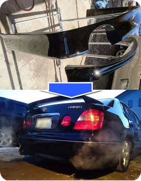 外装パーツ取り付け